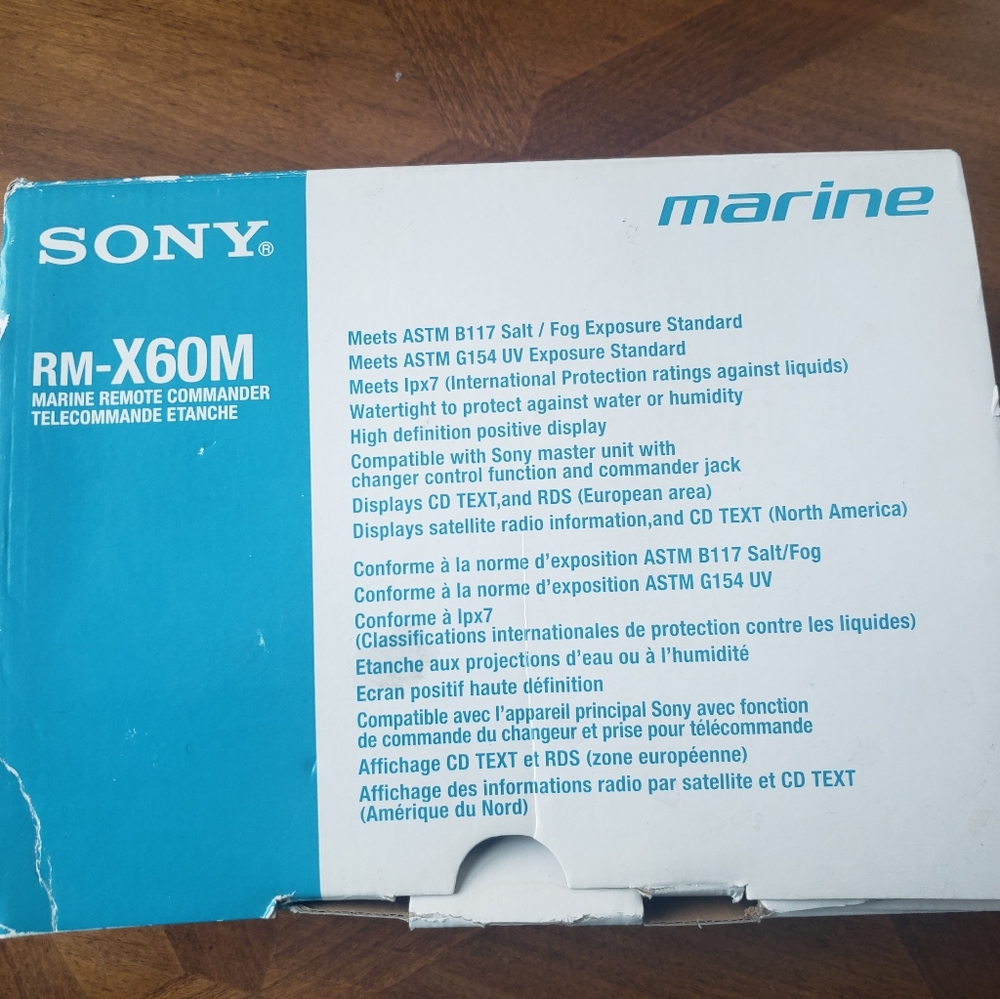 Sony RM-X60M Marine Wired Remote Control Commander